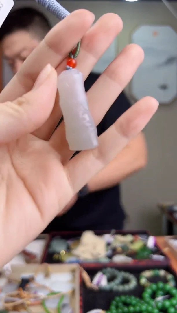 颈饰未镶嵌和田玉 一物一证 拍一单发一个