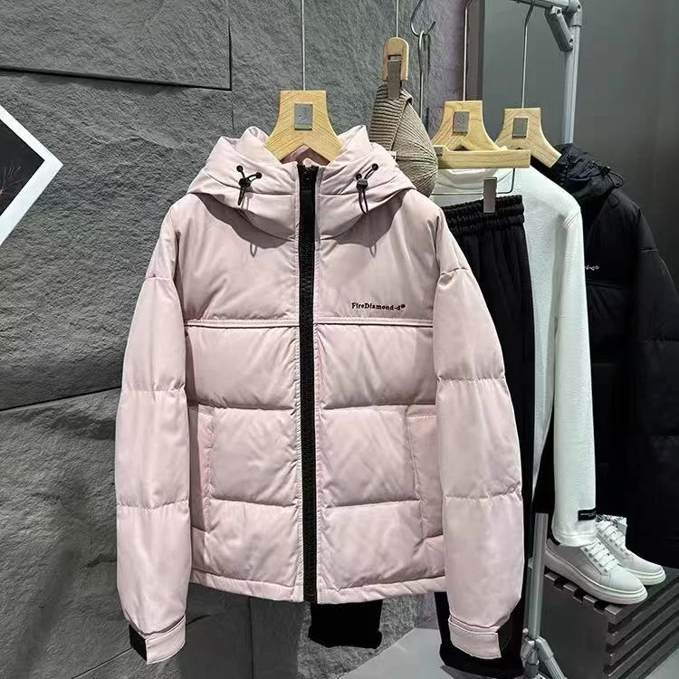 69007#总【行走的暖宝宝】堪比被子情侣加厚保暖羽服外套