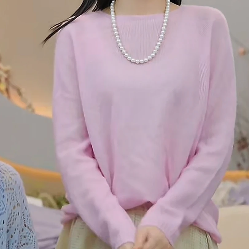 福利款！一线成衣圆领针织衫