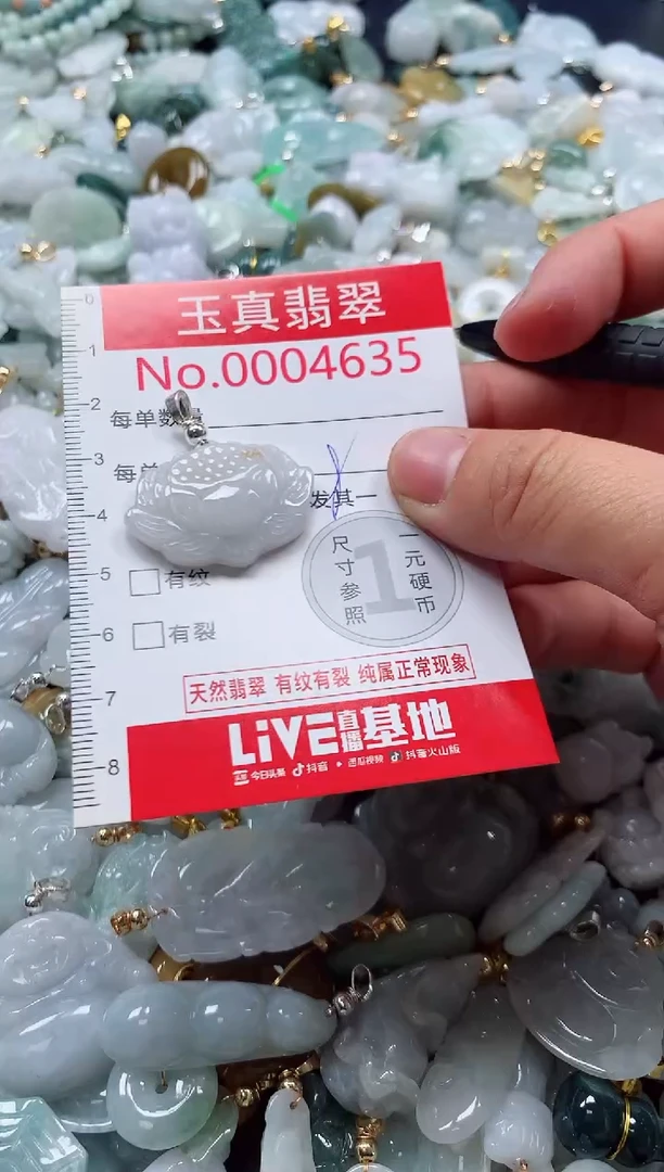 吊坠(不含链)未镶嵌翡翠4635