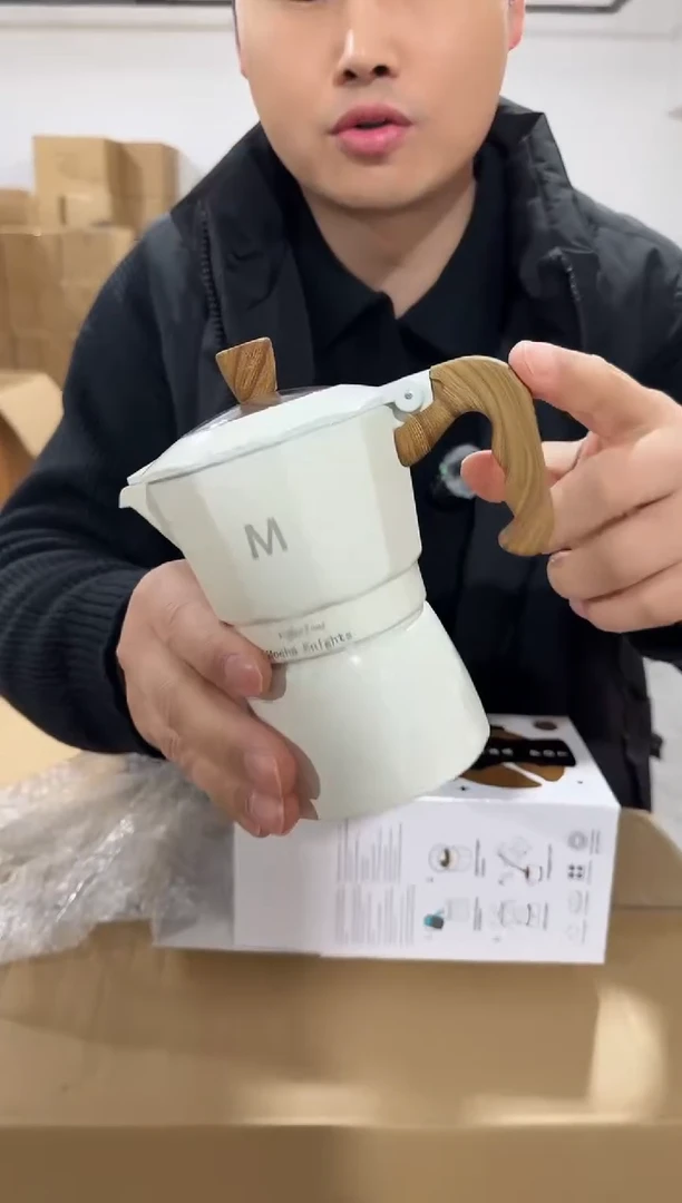 M标B款白色双阀2杯陶瓷内胆5.99阀头