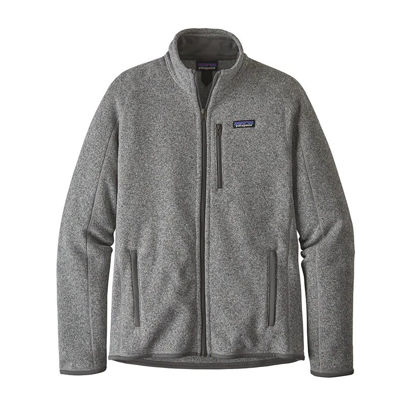 巴塔 Better Sweater 纯色拉链立领长袖抓绒夹克