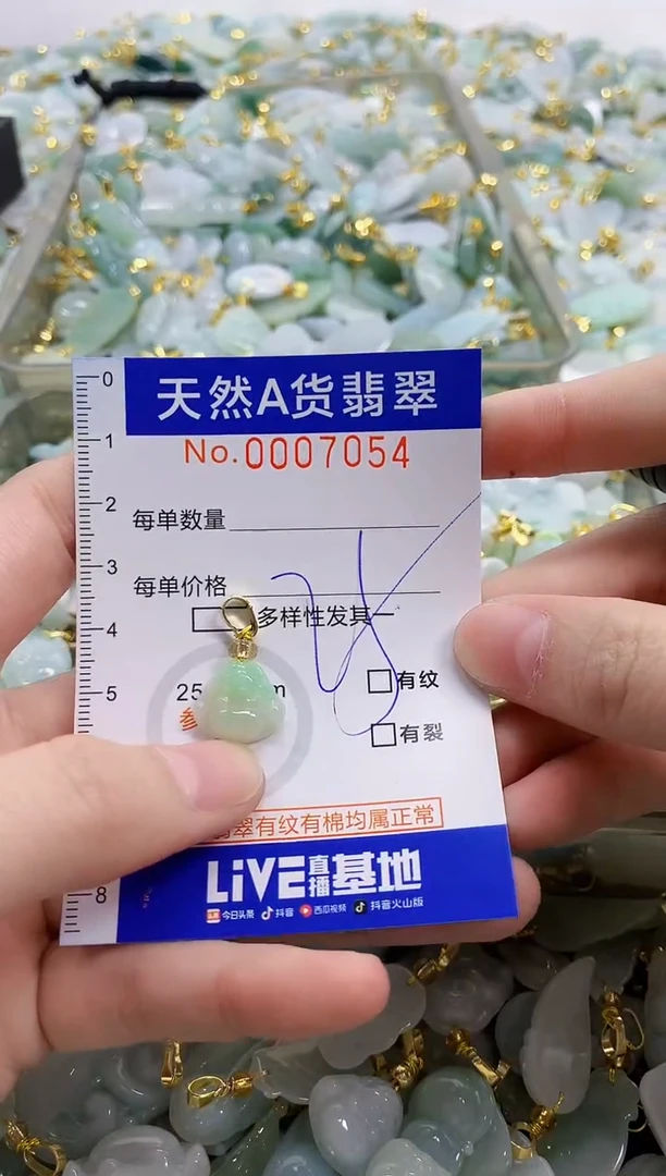 颈饰未镶嵌翡翠天然A货翡翠