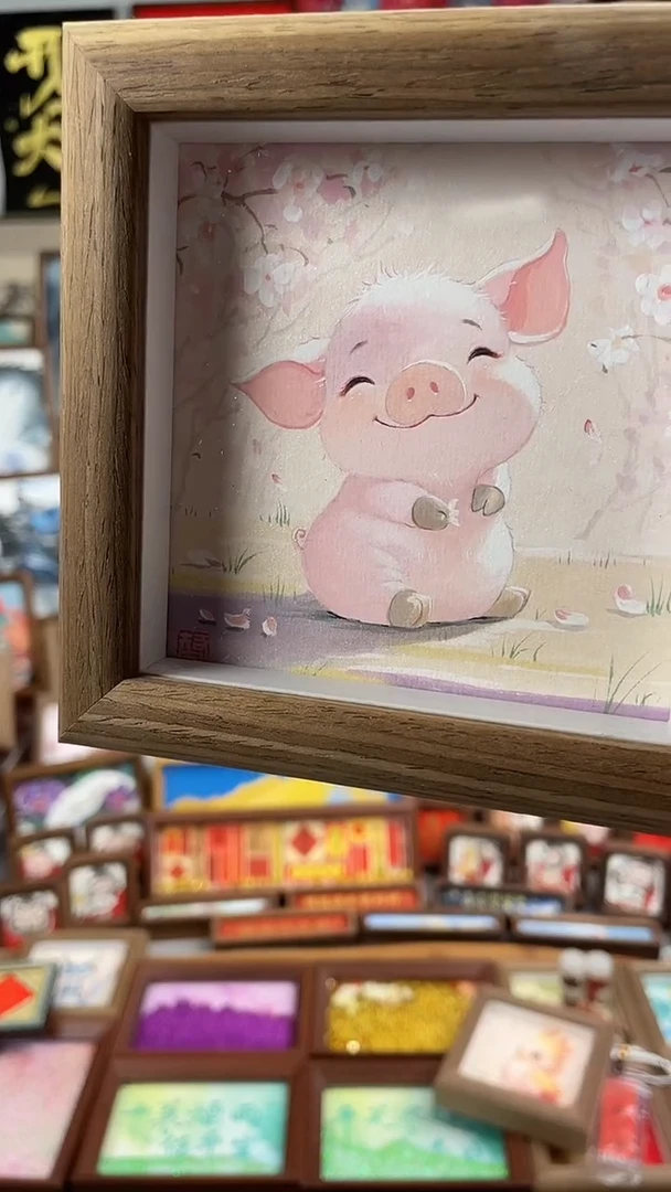 国画纯手绘书法绘画作品