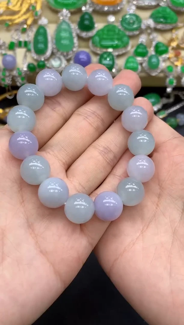 未镶嵌手串翡翠296-中国好珍宝