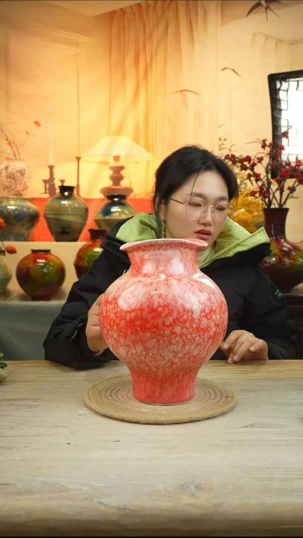 高26口13高温陶瓷花器