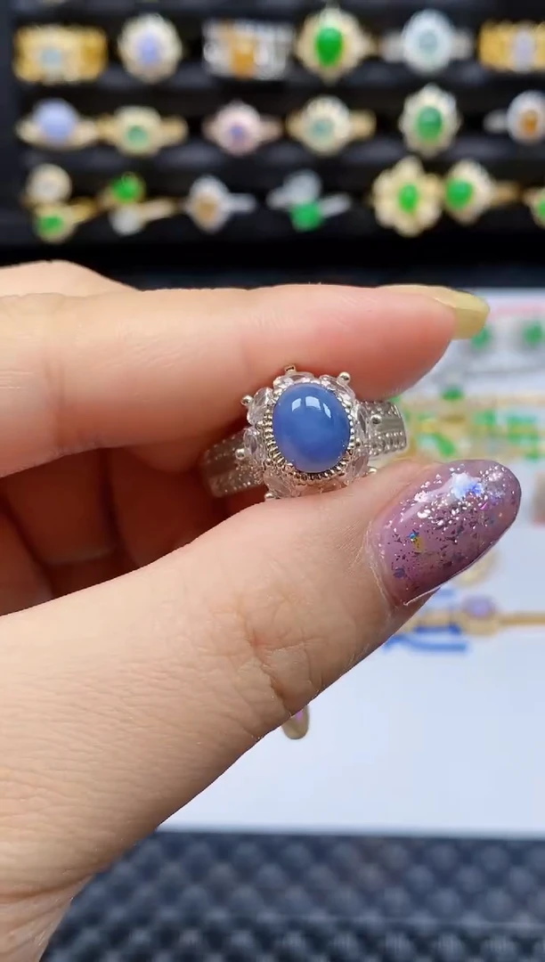 未镶嵌戒指翡翠·****?697//