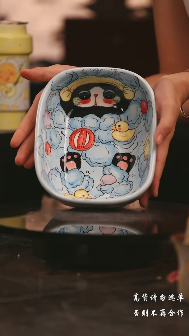 陶瓷景德镇可爱设计师款陶瓷