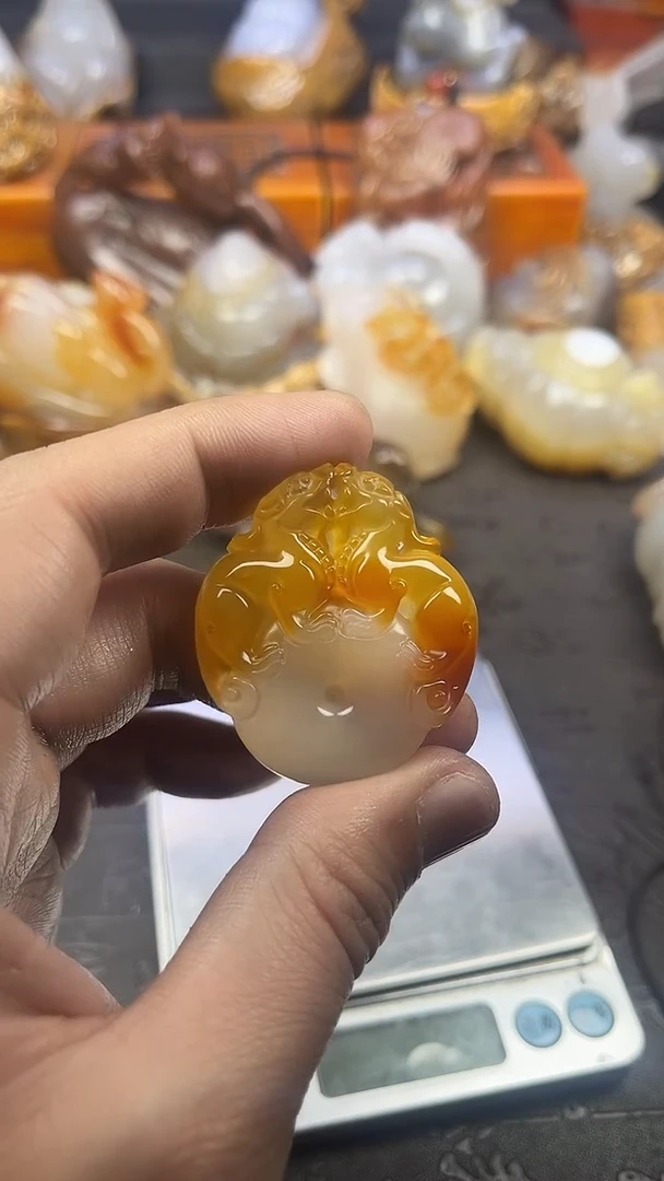 【闪购商品】玛瑙/玉髓吊坠未镶嵌1