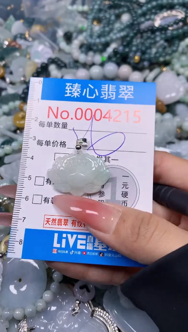 【闪购商品】翡翠颈饰未镶嵌含绳0004215