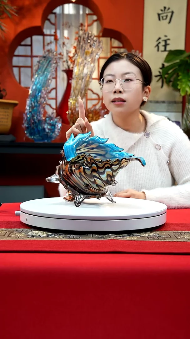 手工艺品琉璃海螺