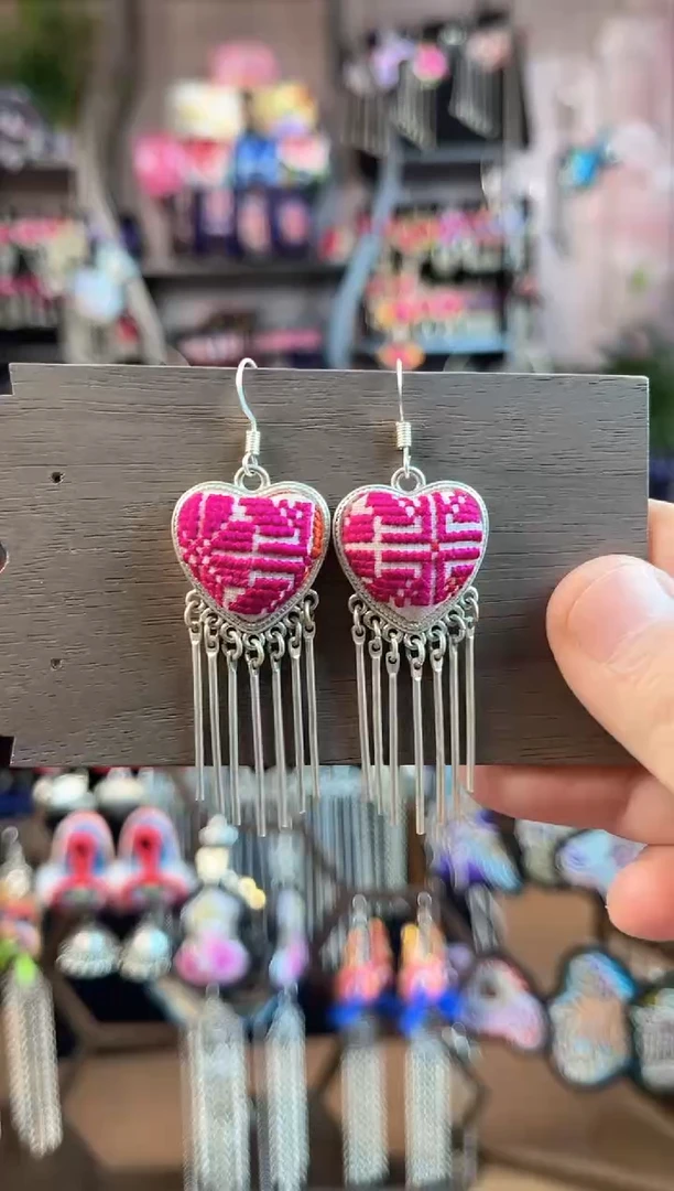 织绣 民族风手工非遗老绣饰品