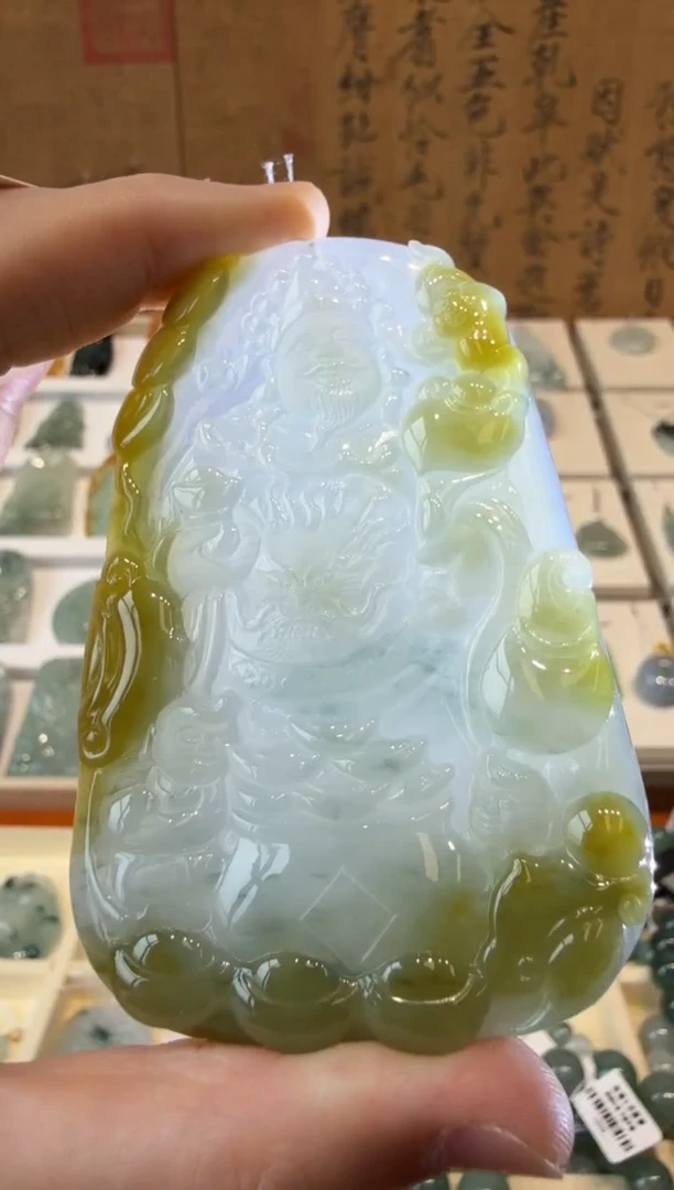 翡翠挂件未镶嵌A货翡翠多样性孤品