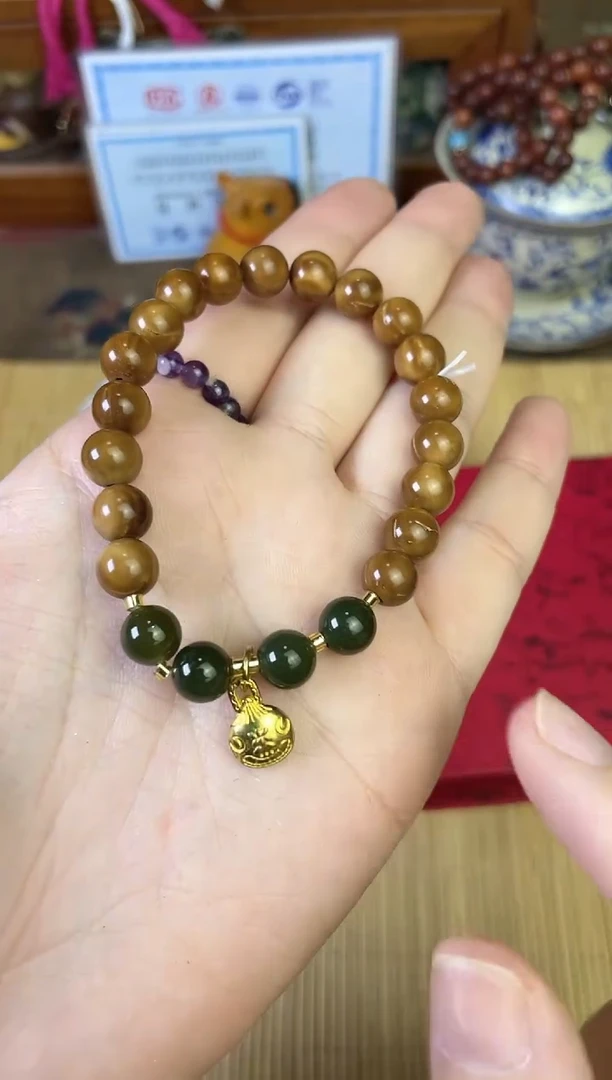 非洲檀香手串/手链菩提木质玉石手串/多发性其一/不带盒子