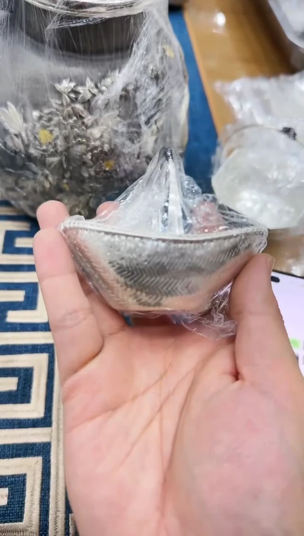 【闪购商品】足银999元宝提梁精工编制茶漏