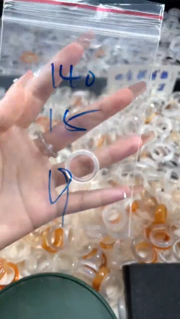 玛瑙/玉髓戒指未镶嵌140