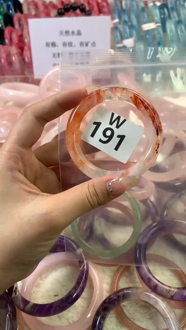 水晶手镯W未镶嵌水晶191-52