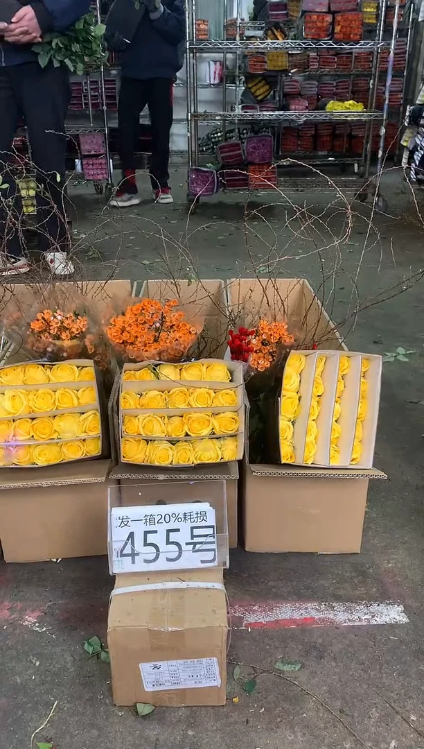 455号♥中通含20%耗损发一箱鲜花