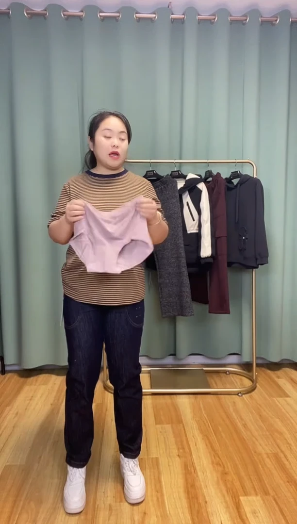 胖人坊大码女装2022-764  紫灰