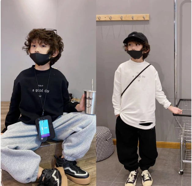 E178男童加厚长袖T