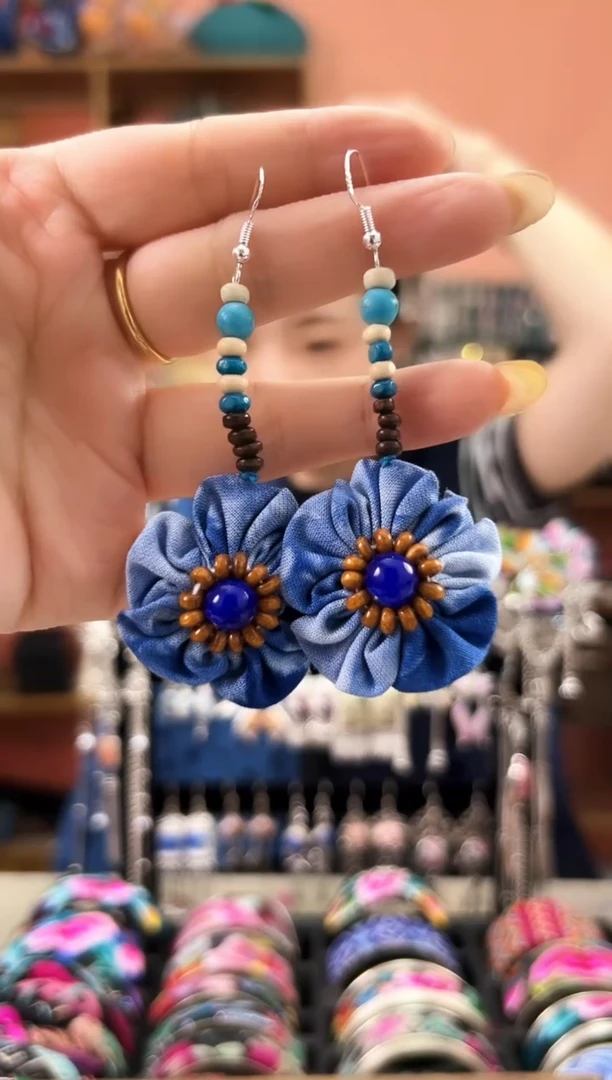 织绣艺枝独绣老绣饰品23