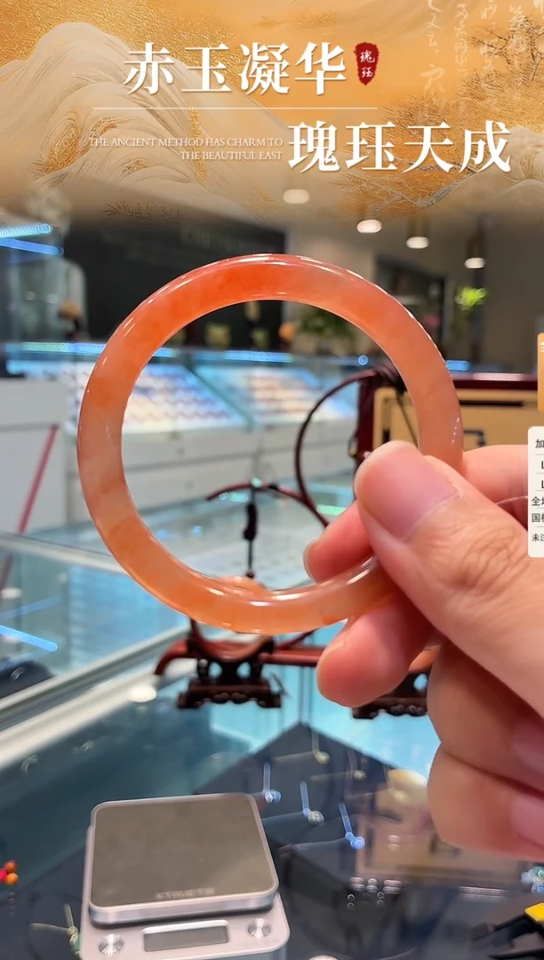 未镶嵌南红玛瑙手镯原矿南红手镯圈口56-57/0324