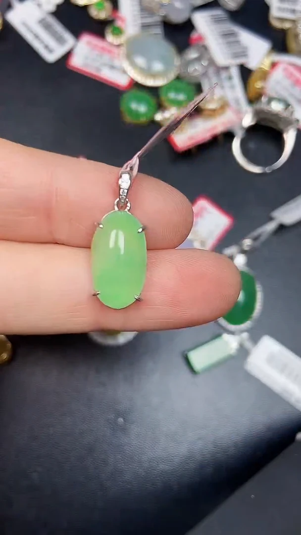 银S925镶嵌戒指翡翠3130