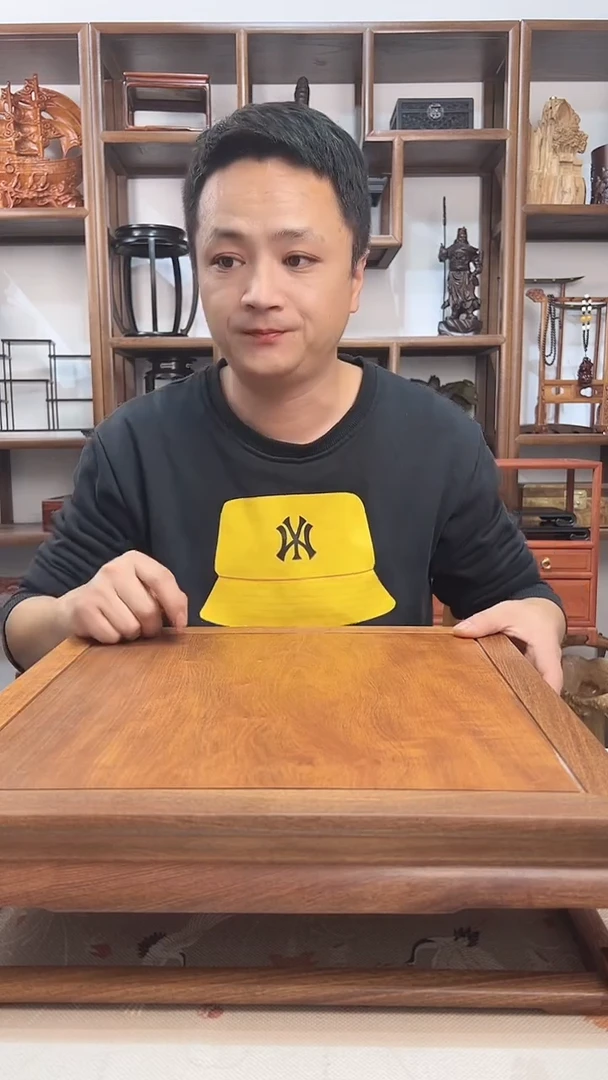 【闪购商品】木尺寸39*39*10正方摆台