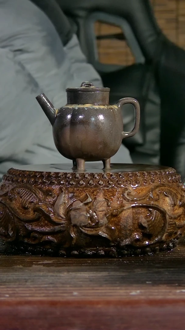 【闪购商品】紫砂茶壶三足盍 容量120