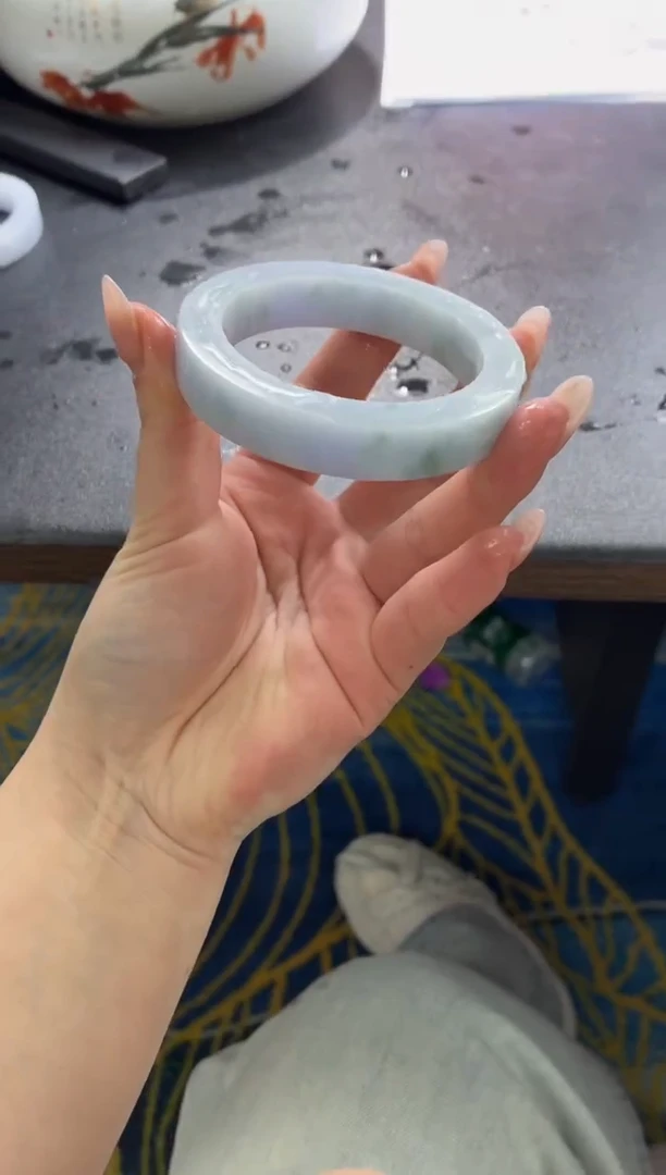 未镶嵌手镯定制翡翠了*DDJ36631