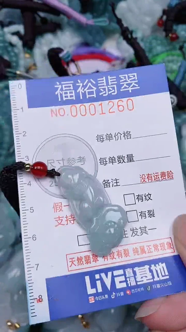 翡翠未镶嵌颈饰...0001260