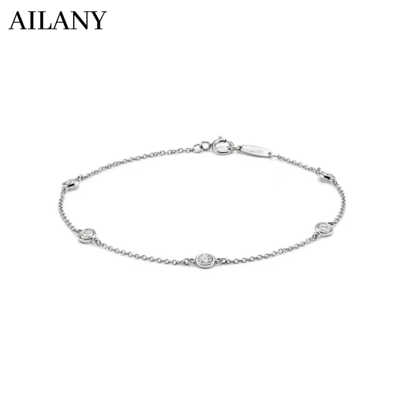 实验室培育钻石【定制】河南培育钻石T家项链手链铂金项链手链女送