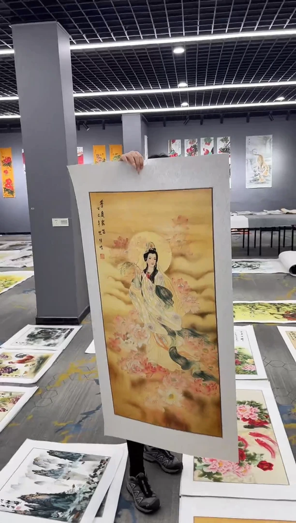真人名画手工制作