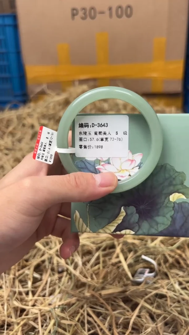 未镶嵌手镯石英质玉D-3643