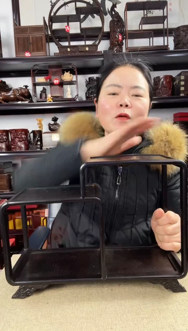 木瑕疵黑二连老李红木工艺品