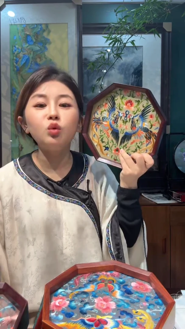 刺绣非遗苏绣手工工艺品