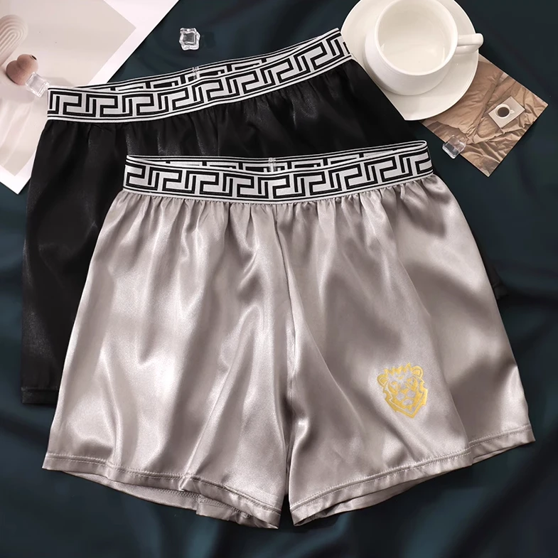 EONMEBIWNT舒适抗菌阿罗裤男士内裤宽松大码平角裤夏季透气短裤