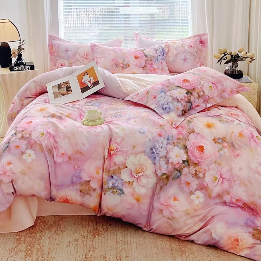 轻奢时尚大版花床品套件【KK】