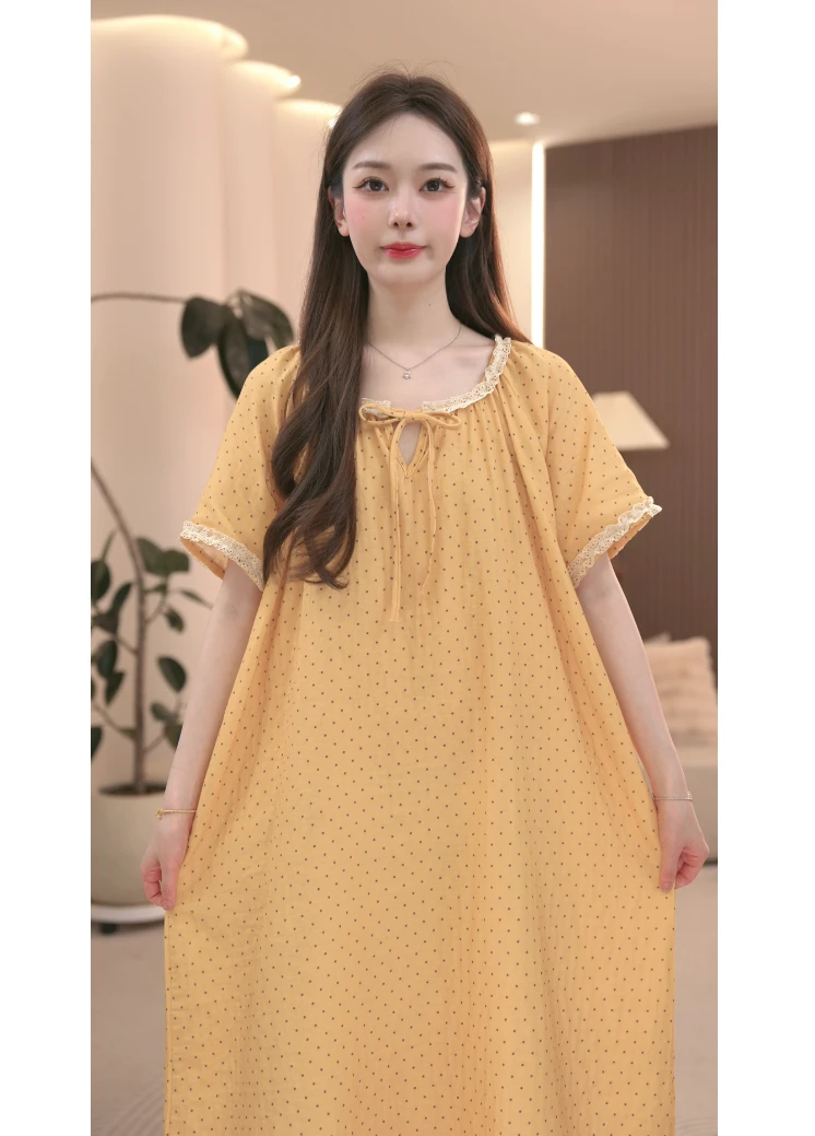 DM 【小黄花】高定设计款时尚家居服睡裙