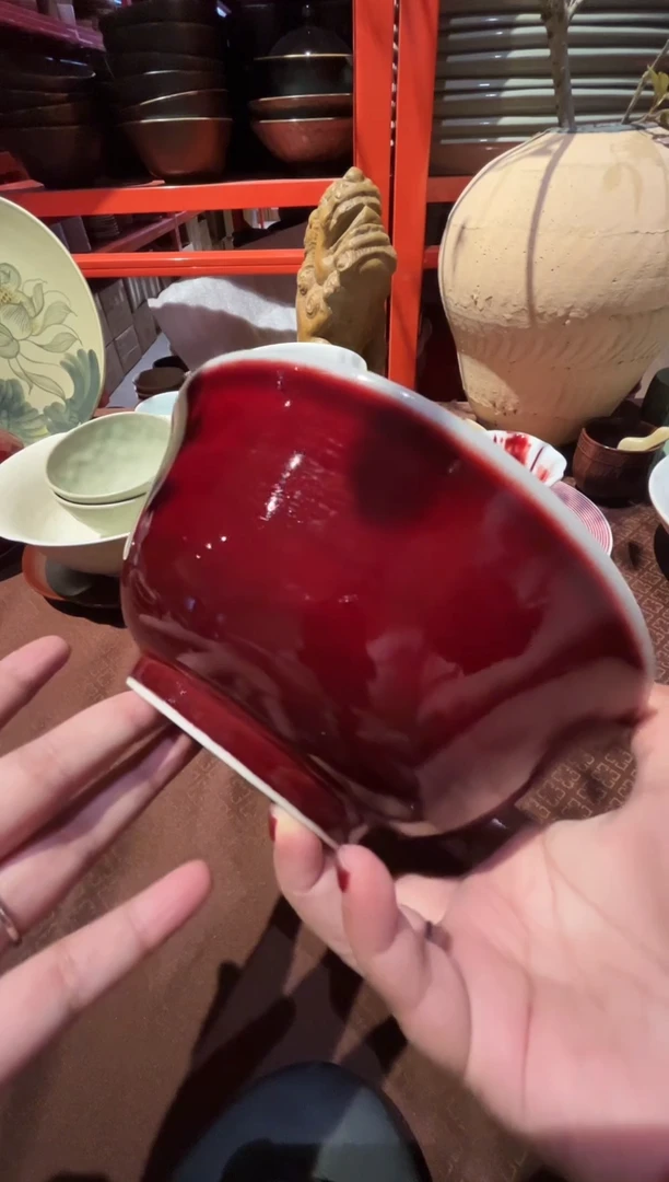 瓷片O*Ya076郎红正德碗福利