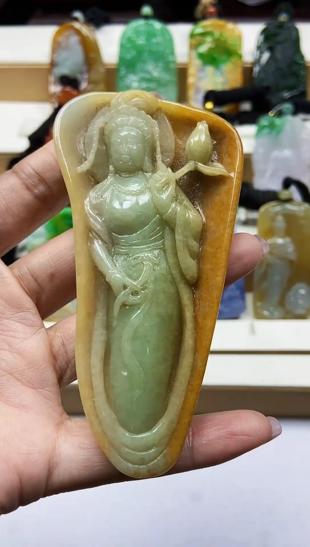 未镶嵌挂件翡翠翡翠A货