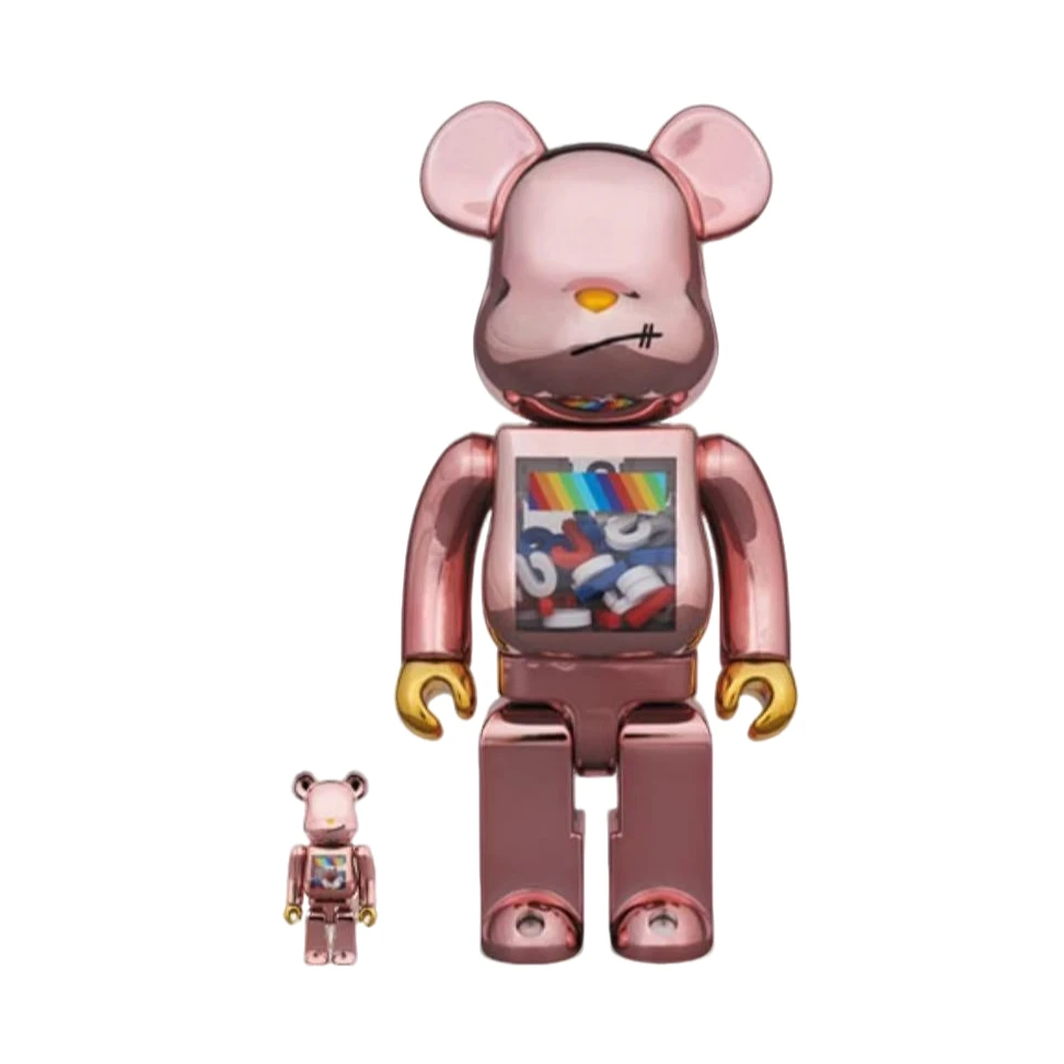 BE@RBRICK J.S.B 二代电镀粉400%  潮流公仔