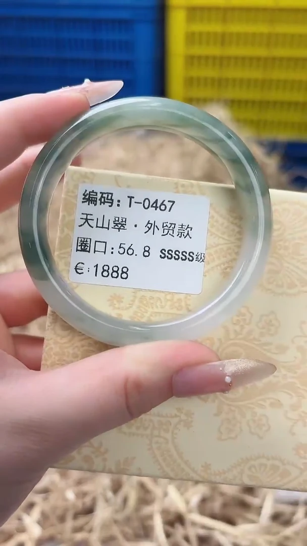 未镶嵌手镯石英质玉T-0467
