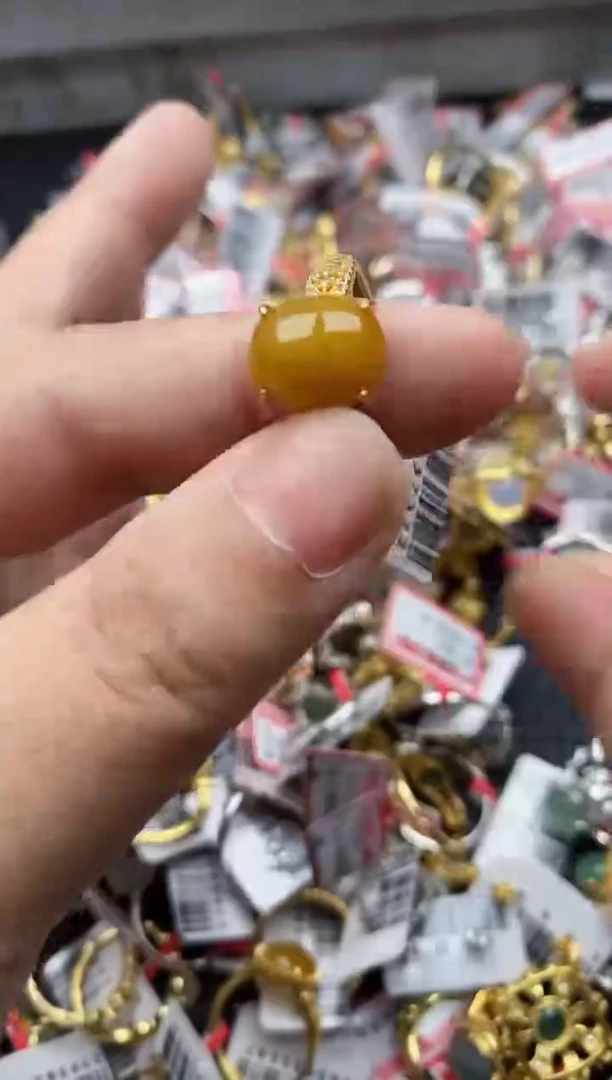【闪购商品】翡翠戒指银S925镶嵌11111---5