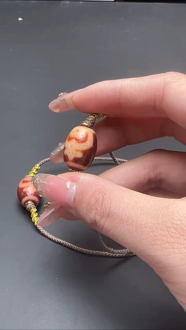 【闪购商品】玛瑙/玉髓颈饰未镶嵌美泓宝瓶锁骨链