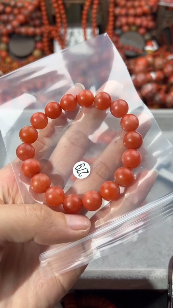 南红玛瑙未镶嵌手串10
