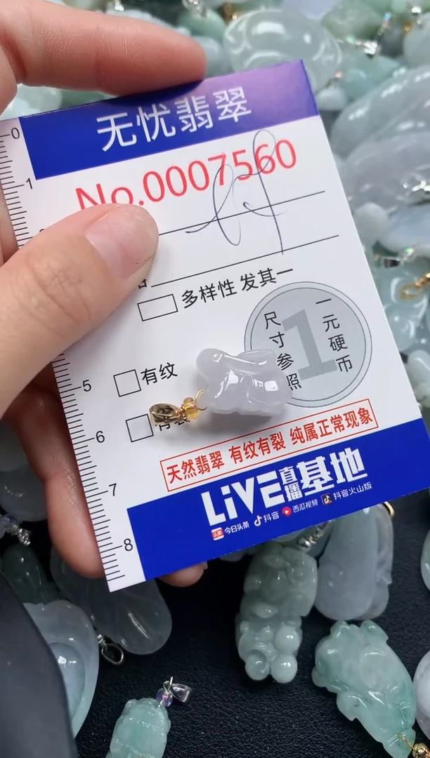 颈饰未镶嵌翡翠7560