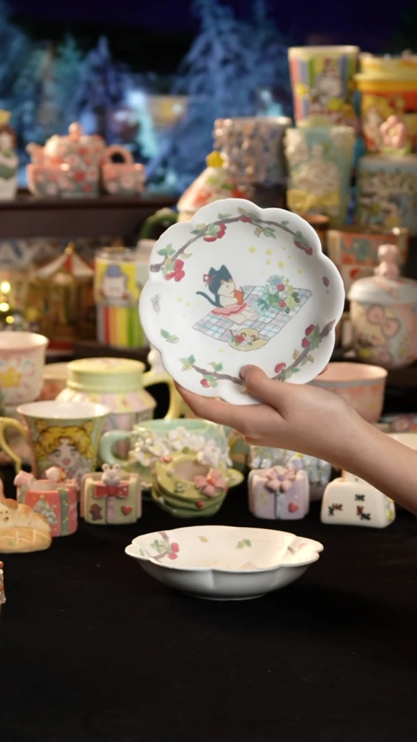 其他陶景德镇釉下彩手绘设计师款陶瓷