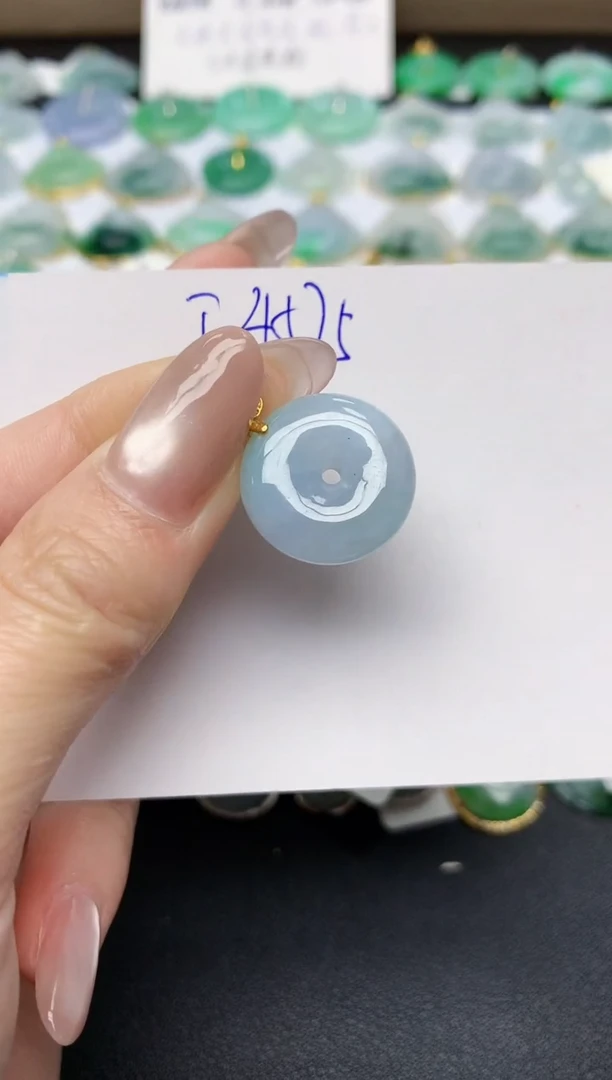 颈饰未镶嵌翡翠天然缅甸A货翡翠百元以上9元证书费自理