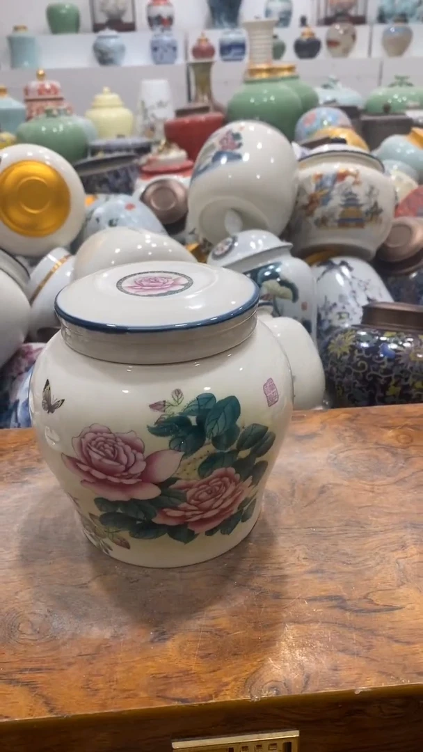 摆件陶茶叶罐密封罐储存罐